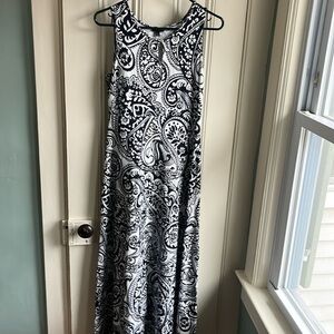 Paisley cotton & modal Talbots dress